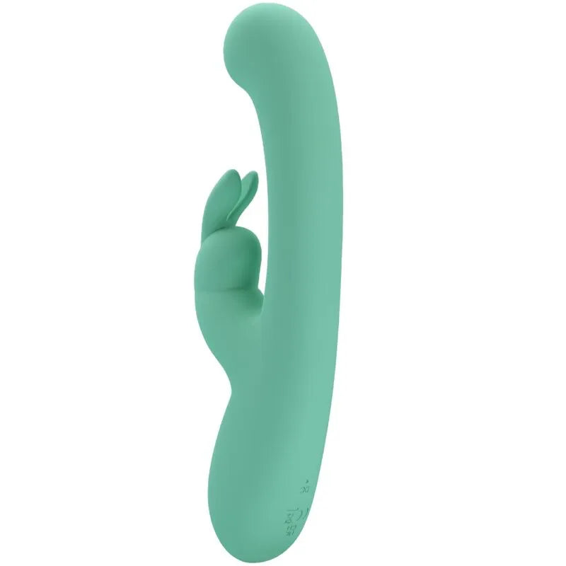 Vibromasseur Silicone Vert Stimulation Point G Et Clitoris