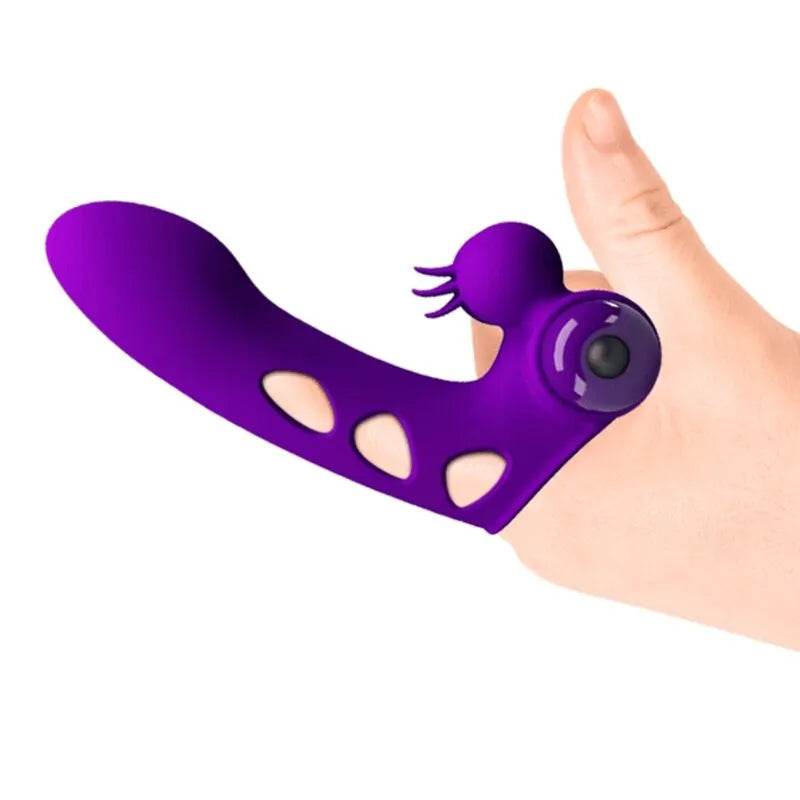 Vibromasseur Silicone Violet 10 Fonctions