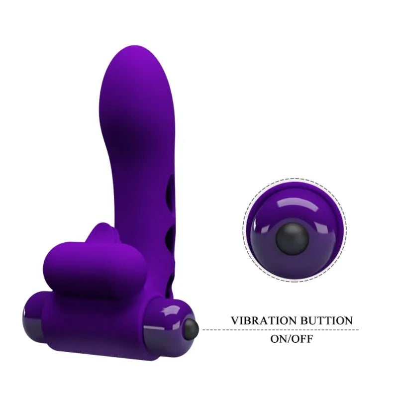 Vibromasseur Silicone Violet 10 Fonctions