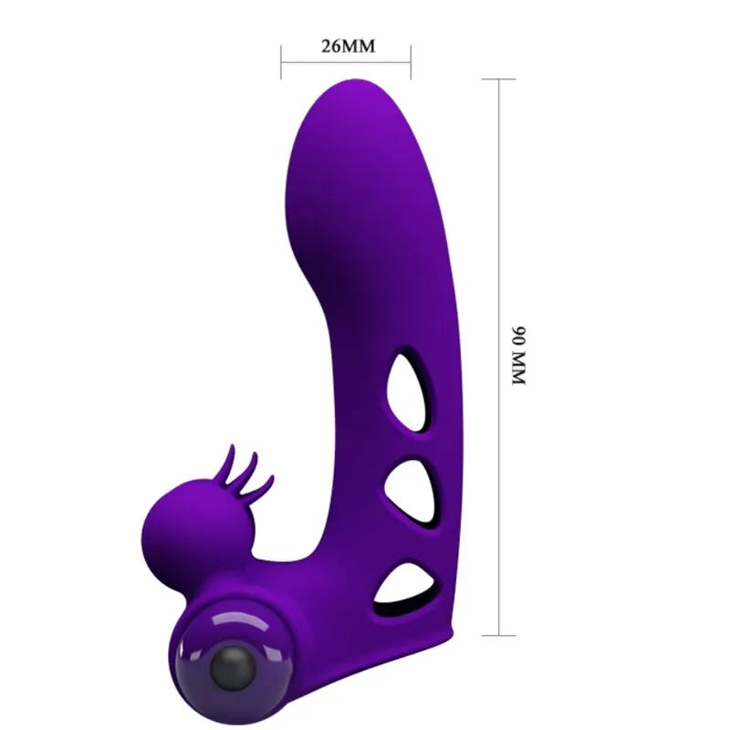 Vibromasseur Silicone Violet 10 Fonctions
