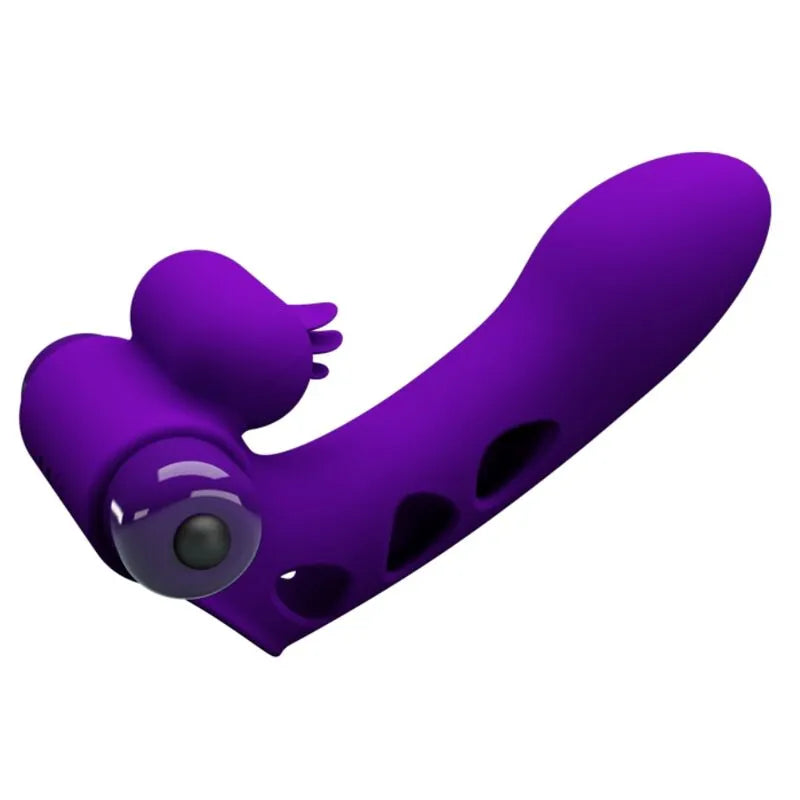 Vibromasseur Silicone Violet 10 Fonctions