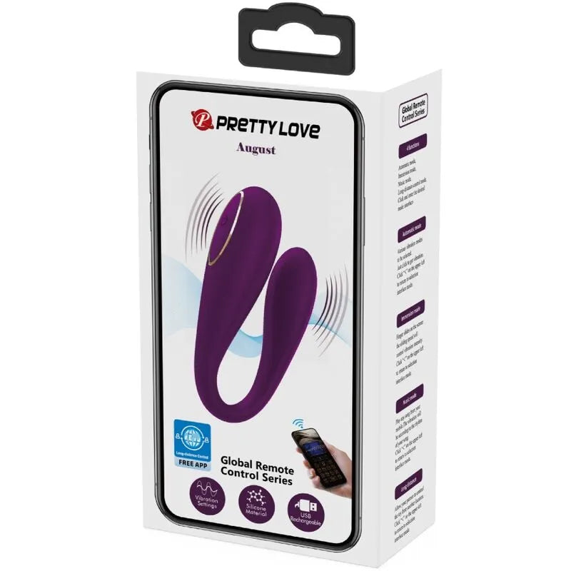 Vibromasseur Silicone Violet 12 Fonctions Rechargeable