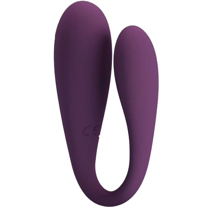 Vibromasseur Silicone Violet 12 Fonctions Rechargeable