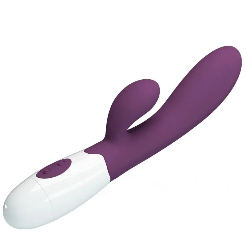 Vibromasseur Silicone Violet Multi-Vibrations 30 Fonctions