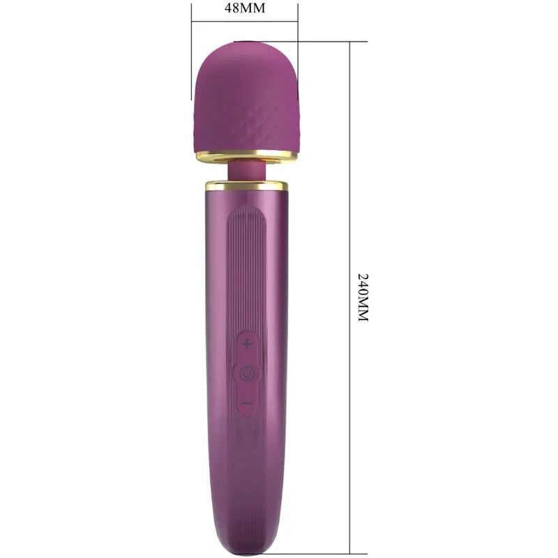 Vibromasseur Silicone Violet Puissant Rechargeable