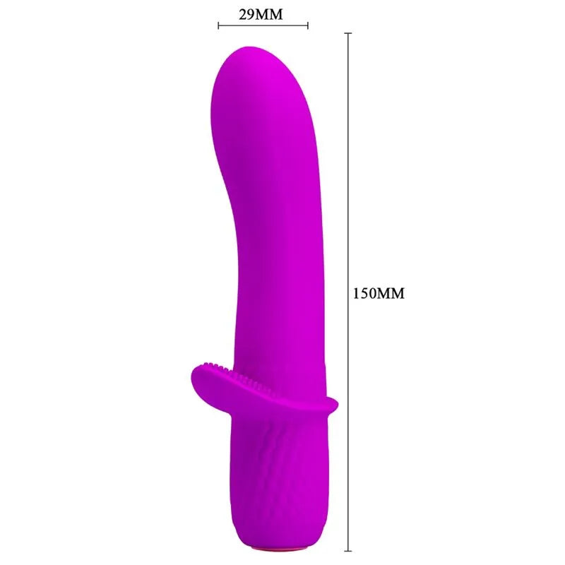 Vibromasseur Silicone Violet Rechargeable 12 Vibrations