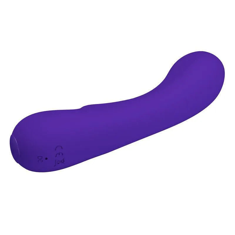 Vibromasseur Silicone Violet Rechargeable 12 Vibrations