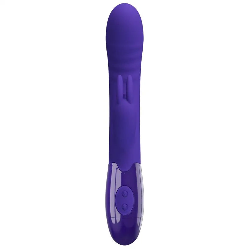 Vibromasseur Silicone Violet Rechargeable 30 Fonctions