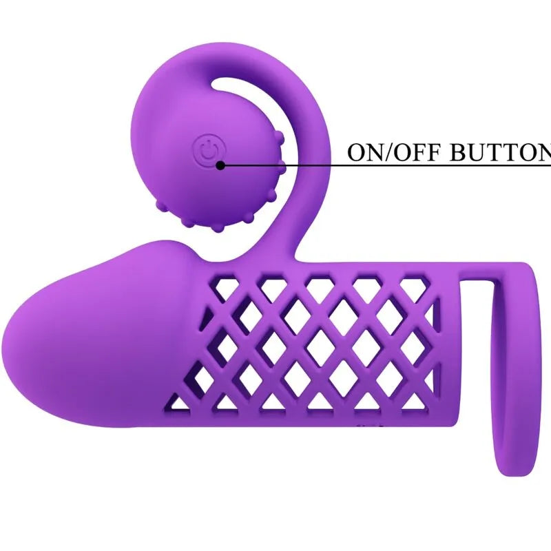Vibromasseur Silicone Violet Rechargeable Pour Femmes