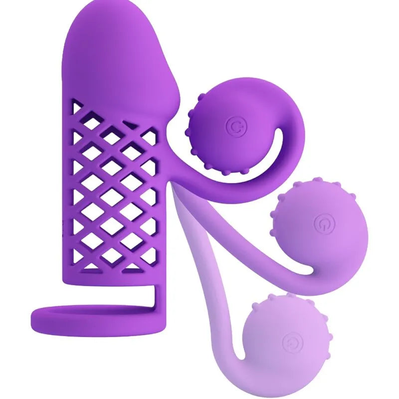 Vibromasseur Silicone Violet Rechargeable Pour Femmes