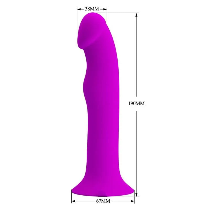 Vibromasseur Silicone Violet Ventouse Rechargeable
