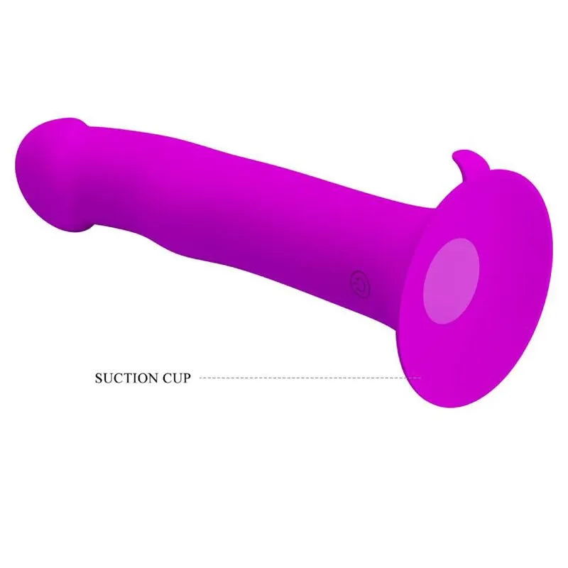 Vibromasseur Silicone Violet Ventouse Rechargeable