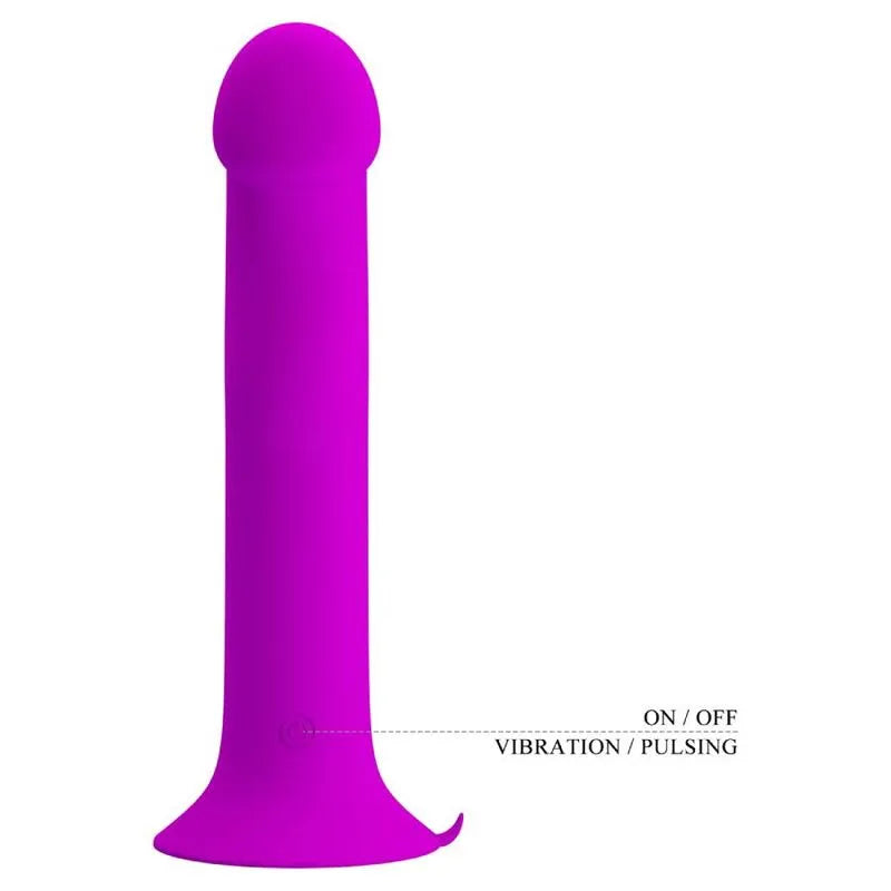 Vibromasseur Silicone Violet Ventouse Rechargeable