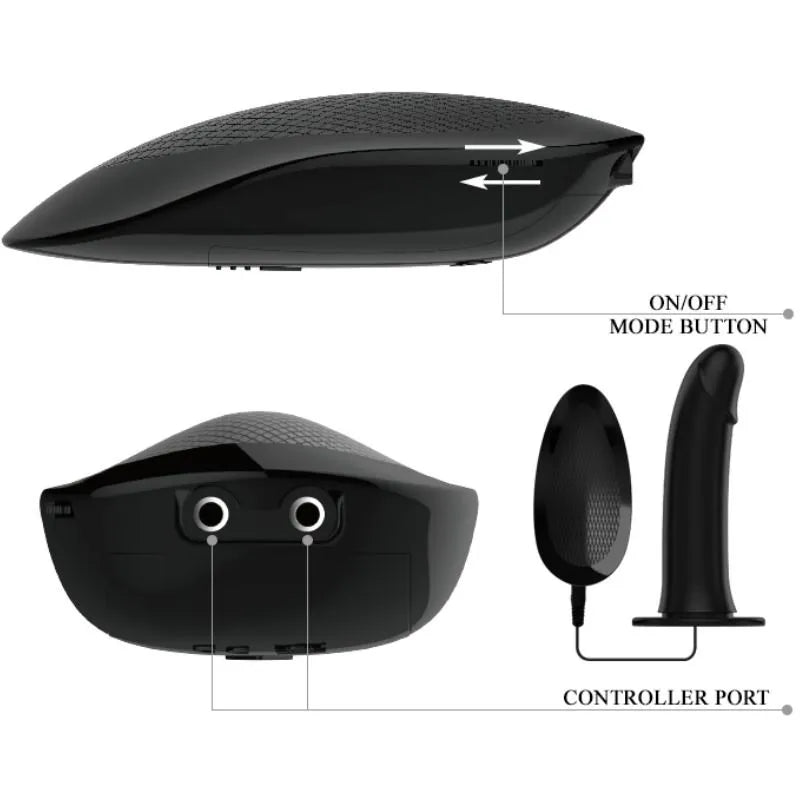 Vibromasseur Gode Ceinture Silicone Ajustable