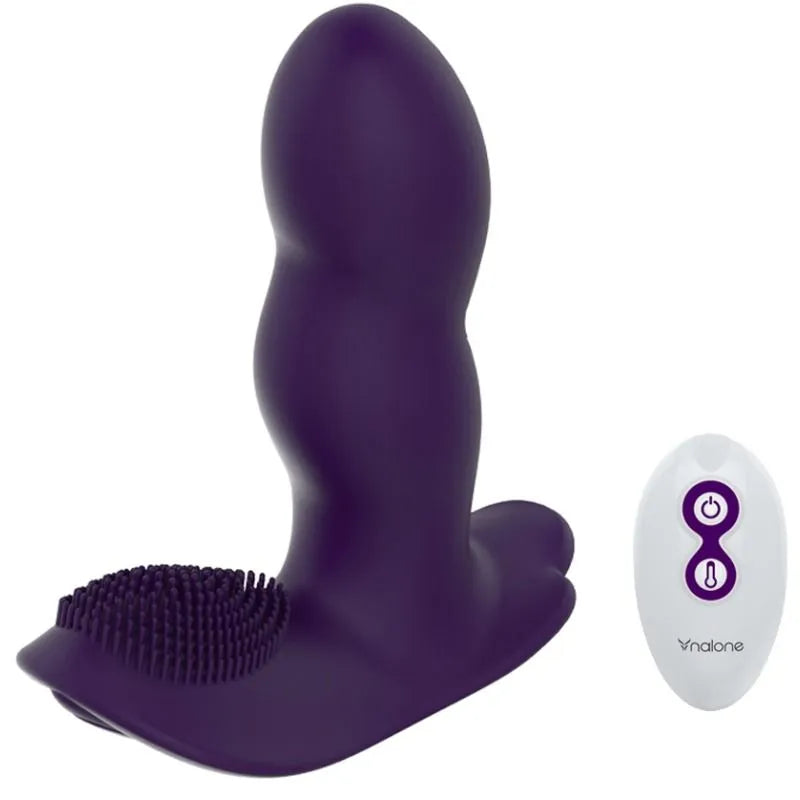 Vibromasseur Télécommandé Silicone Rose Élégant