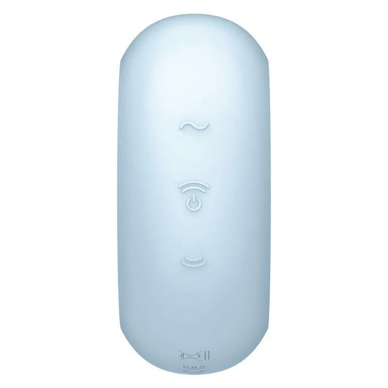 Vibromasseur Étanche Silicone Double Stimulation Portable