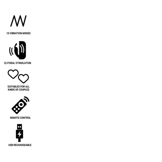 Vibromasseur Étanche Silicone Télécommande Rechargeable