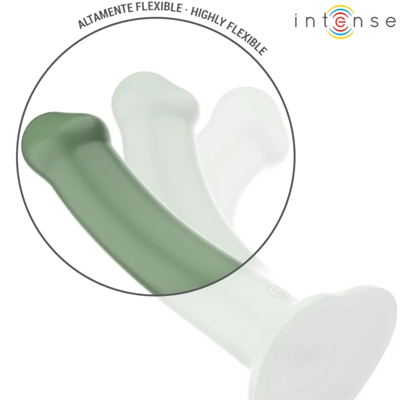 Vibromasseur Vert étalé En Silicone Avec Télécommande