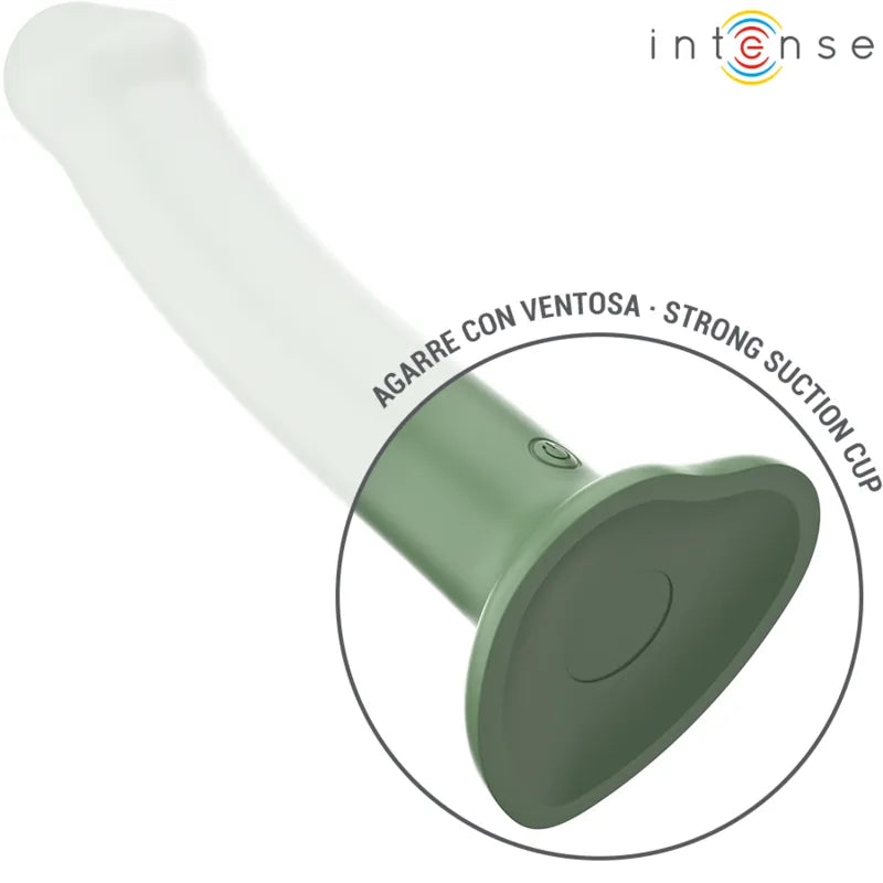 Vibromasseur Vert étalé En Silicone Avec Télécommande
