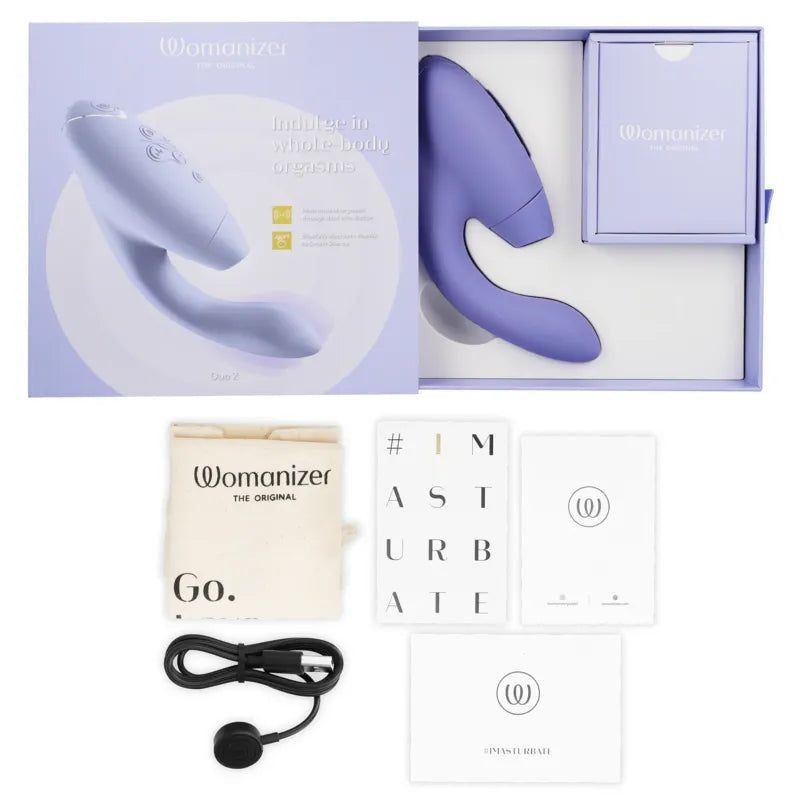 Vibromasseur Womanizer Duo 2 Stimulation Clitoridienne Et Point G