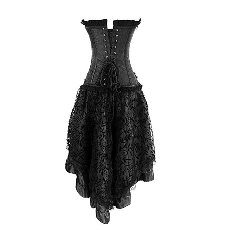lingerie vermelho sexy Latex Gothic Bandeau Dress main image 1