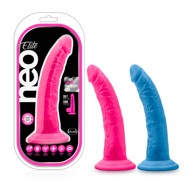 7.5" Dual Density Silicone Dildo