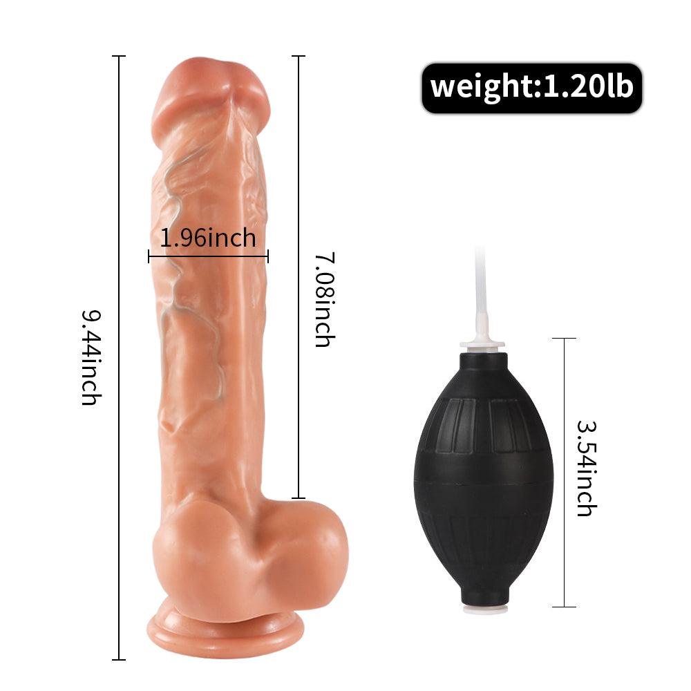 Aaron - Squirting Dildo with Suction Cup 7 Inch