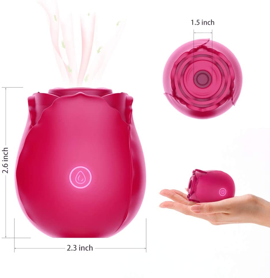 Rose Shape Vagina Sucking Vibrator