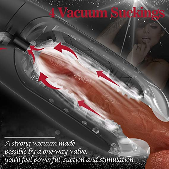 Male Automatic Masturbator with 4 Powerful Vacuum Suctions