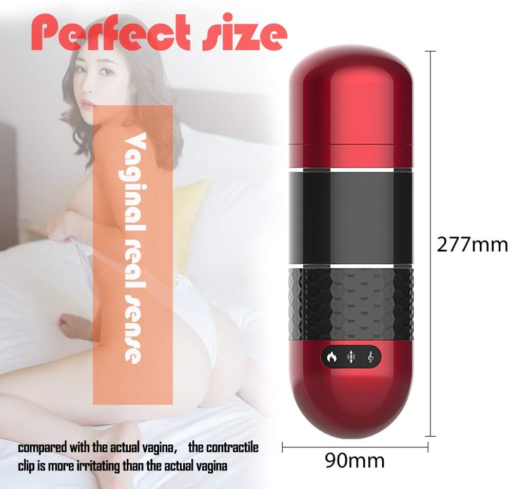 Automatic Heating Pocket Vagina Electric Smart Pulse Male Masturbator