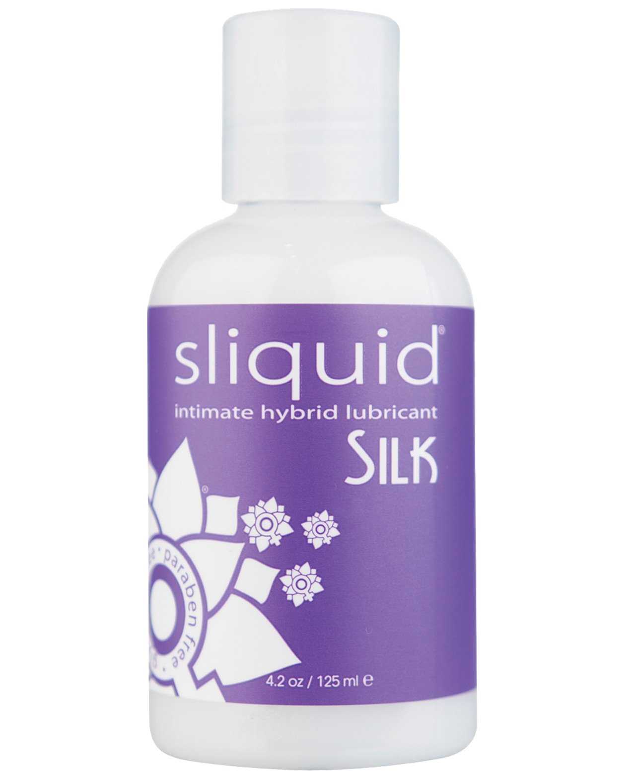 Sliquid Silk Hybrid Lube, Glycerin- und Parabenfrei - 4,2 oz