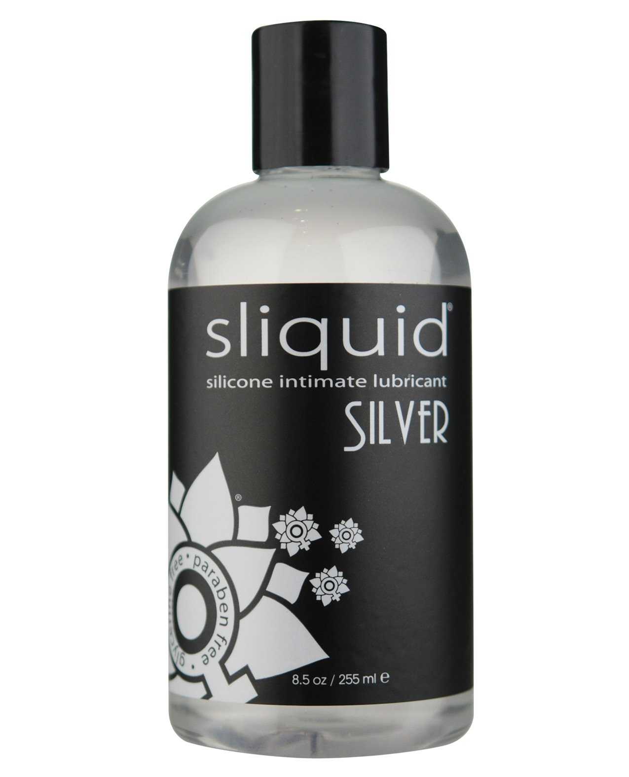 Lubrifiant silicone Sliquid Silver sans glycérine ni parabène - 8,5 oz