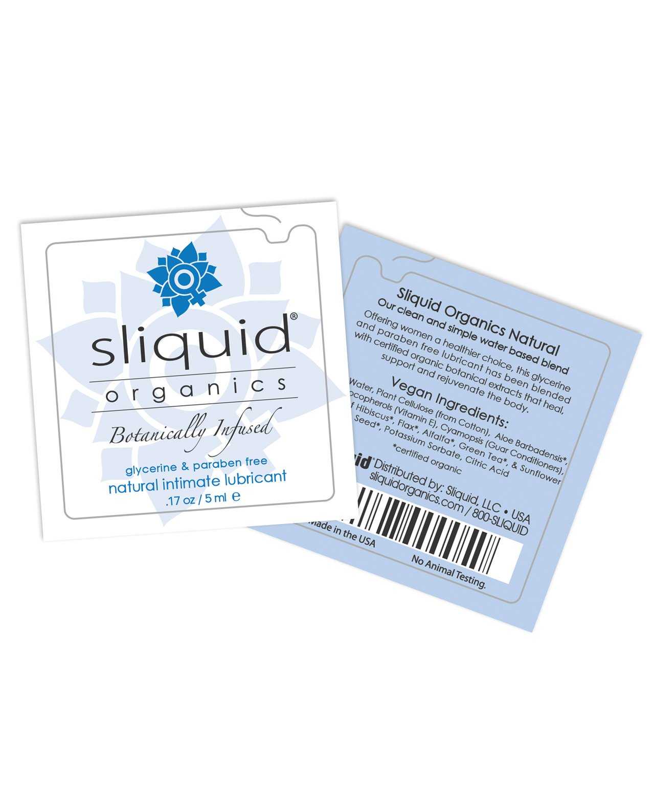 Sliquid Organics Natürliches Intimgleitmittel - 0,48 g Kissen