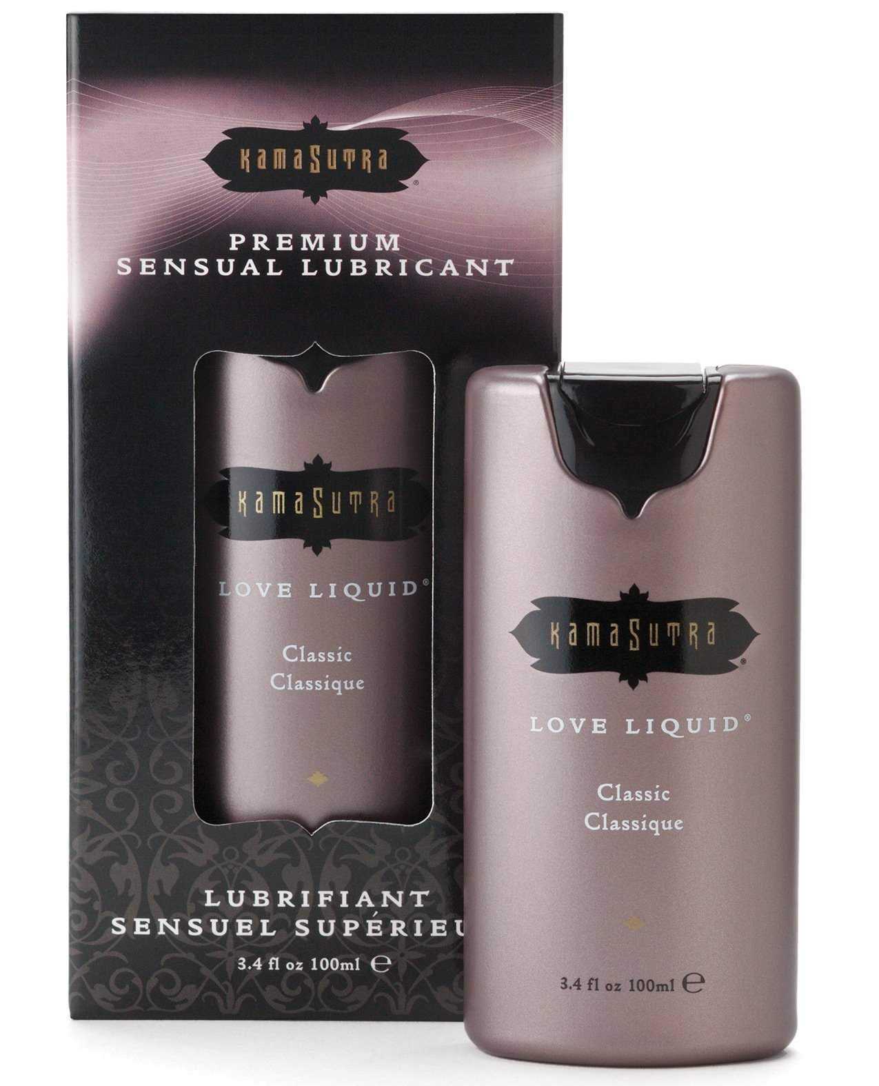 Lubrifiant liquide classique à base d'eau Kama Sutra Love - 3,4 oz