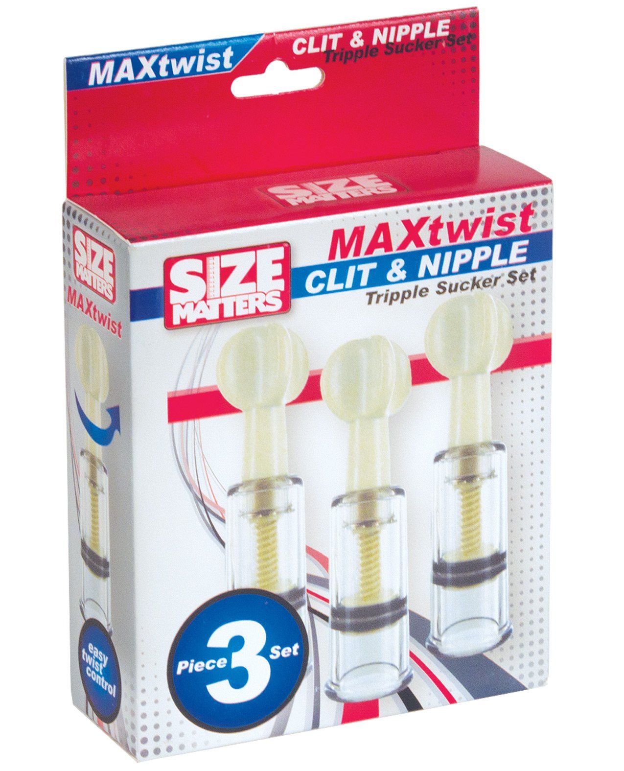 Size Matters Max Twist Triplets Brustwarzen- und Klitoris-Sauger