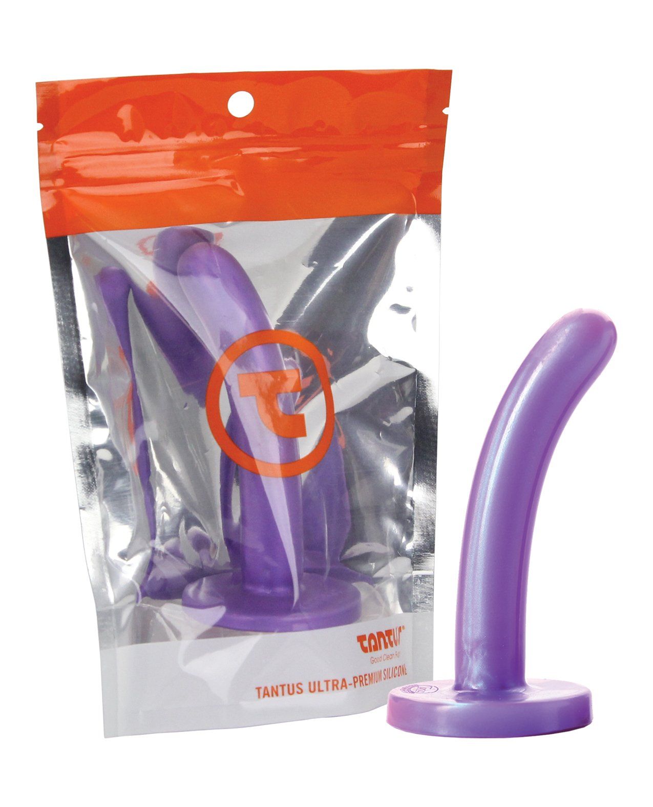 Tantus Silk Silicone Dildo - Small Purple BKC Tantus Silk Silicone Dildo - Small Purple BKC