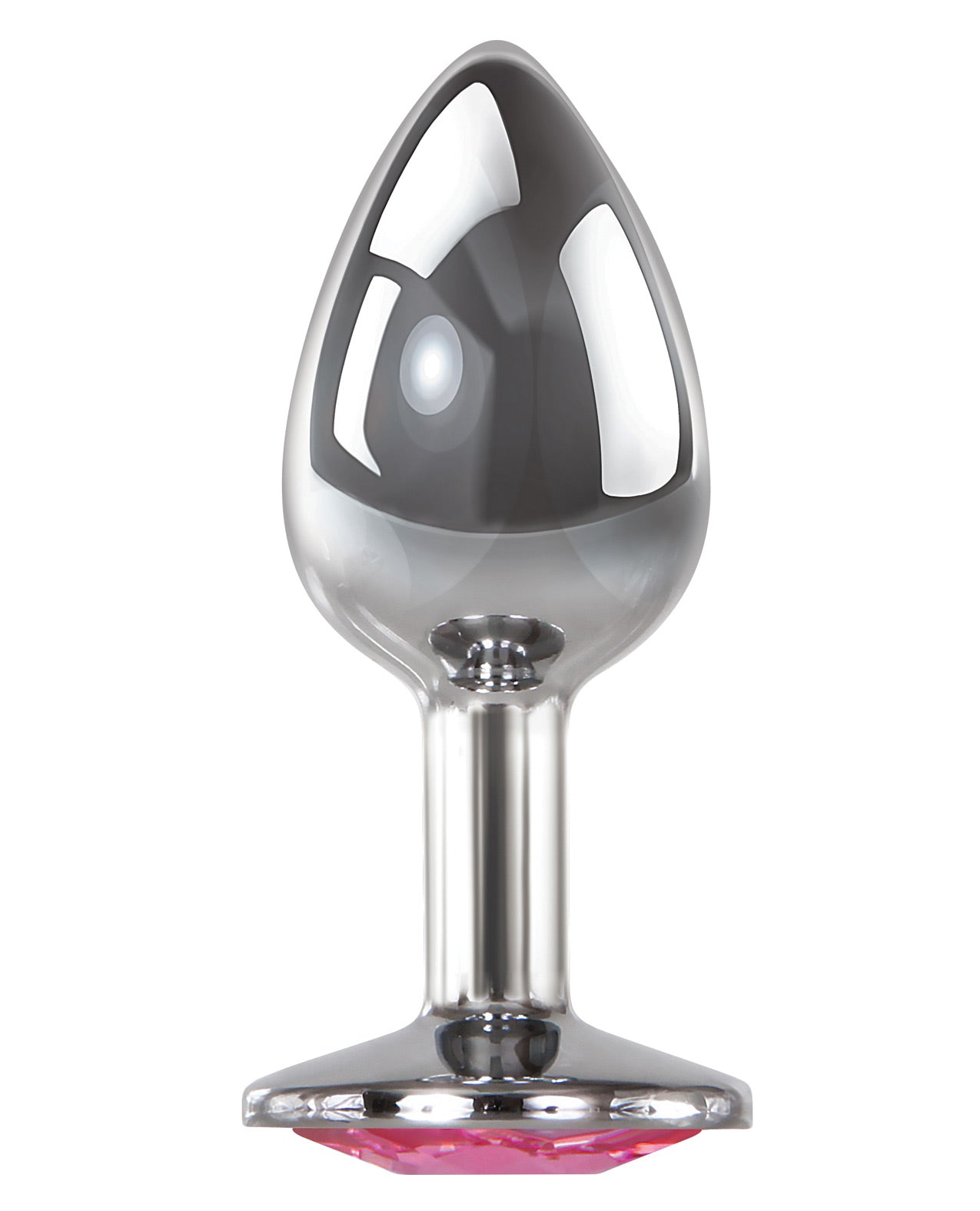 Adam & Eve Pink Gem Aluminium Anal Plug Medium BKC Adam & Eve Pink Gem Aluminium Anal Plug Medium BKC