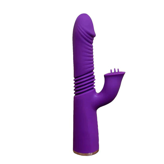 Aria - Thrusting G-spot and Clit Licking Rabbit Vibrator G-bliss O-maker