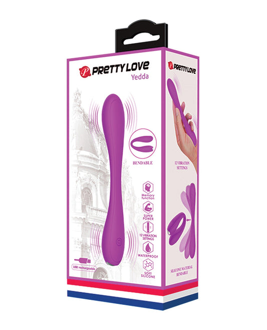 Pretty Love Yedda biegsamer Vibrator - Fuchsia