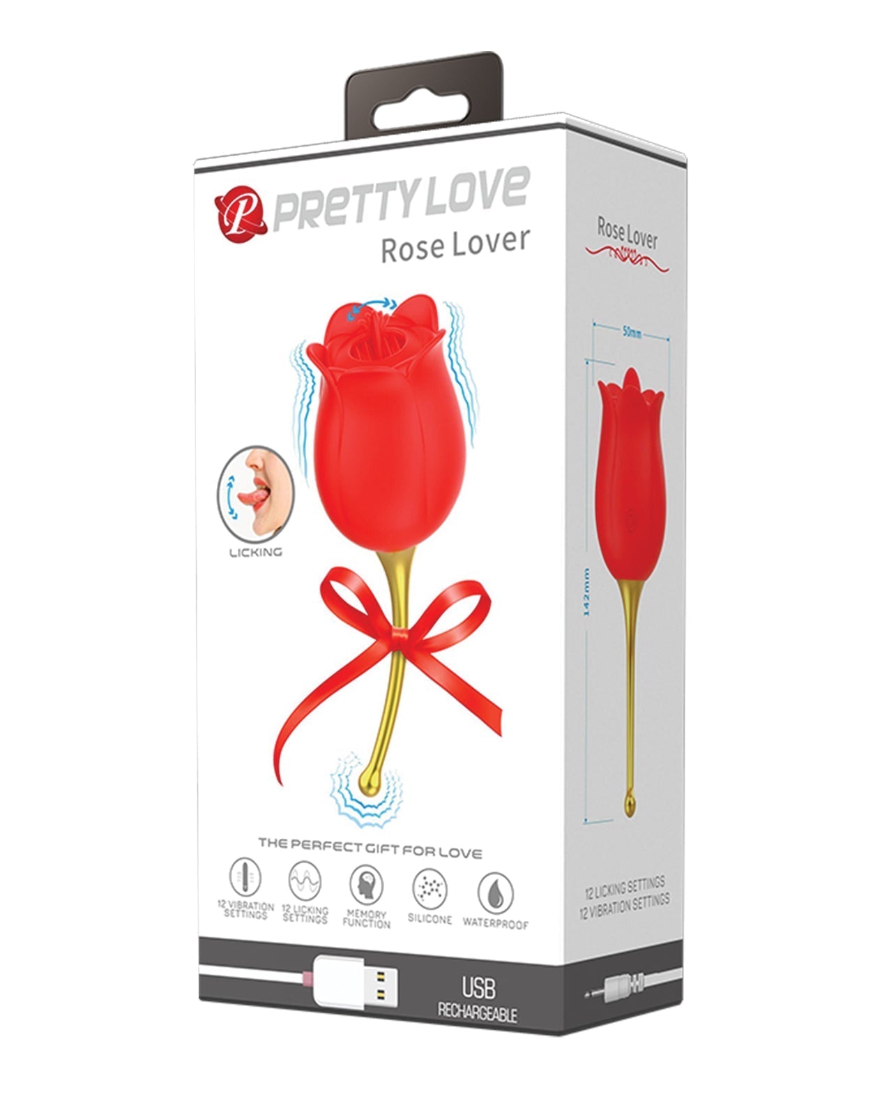 Pretty Love Licking Rose Lover mit zwei Enden - Rose