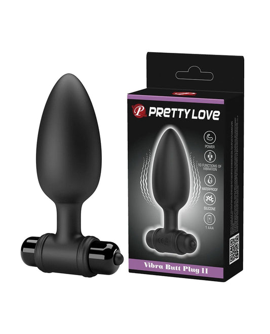 Pretty Love Vibrant Butt Plug II - Noir