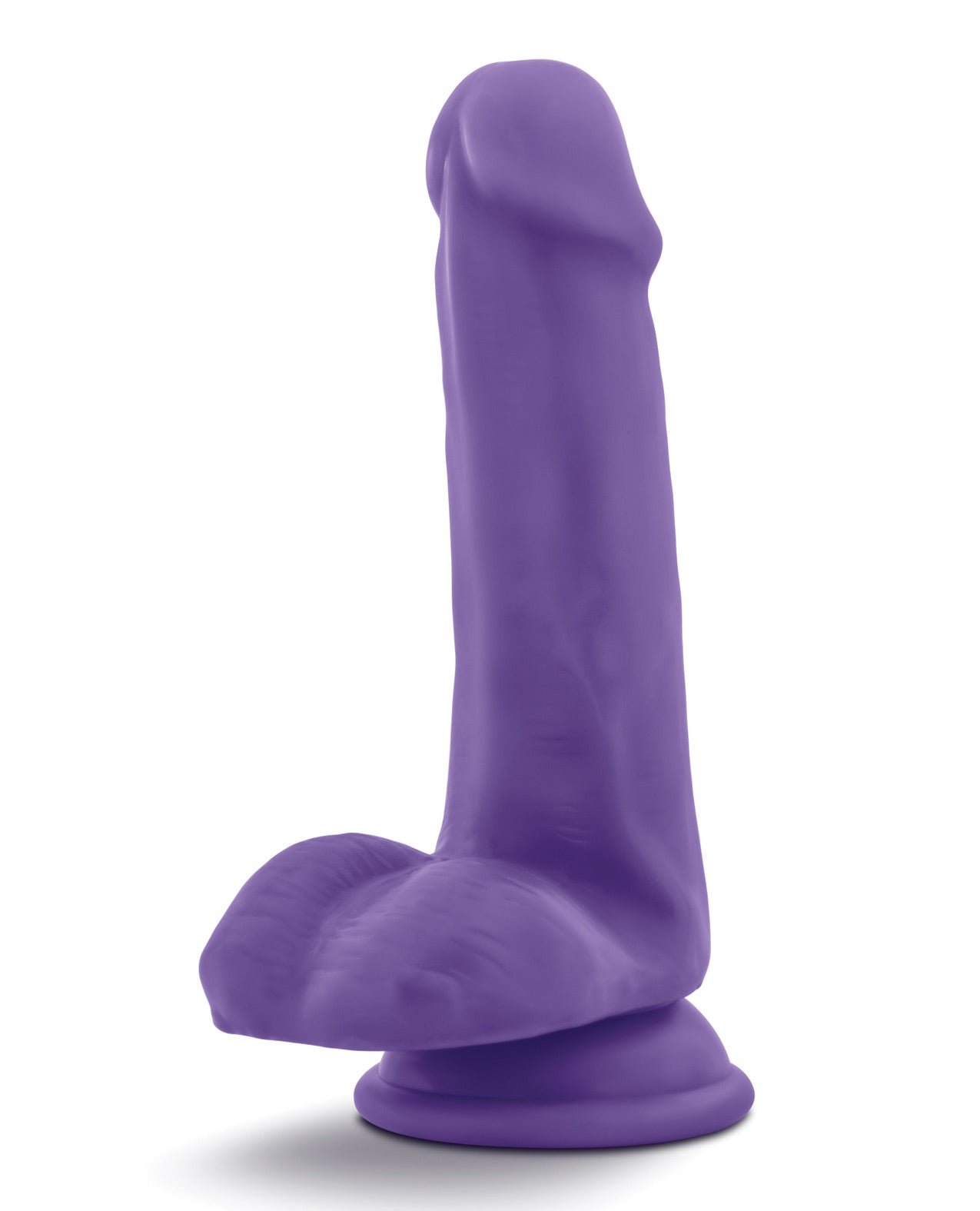 Blush Au Naturel Bold Massive 6" Dildo - Purple