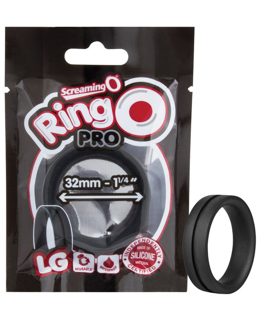 Anneau O RingO Pro Screaming Large - Noir