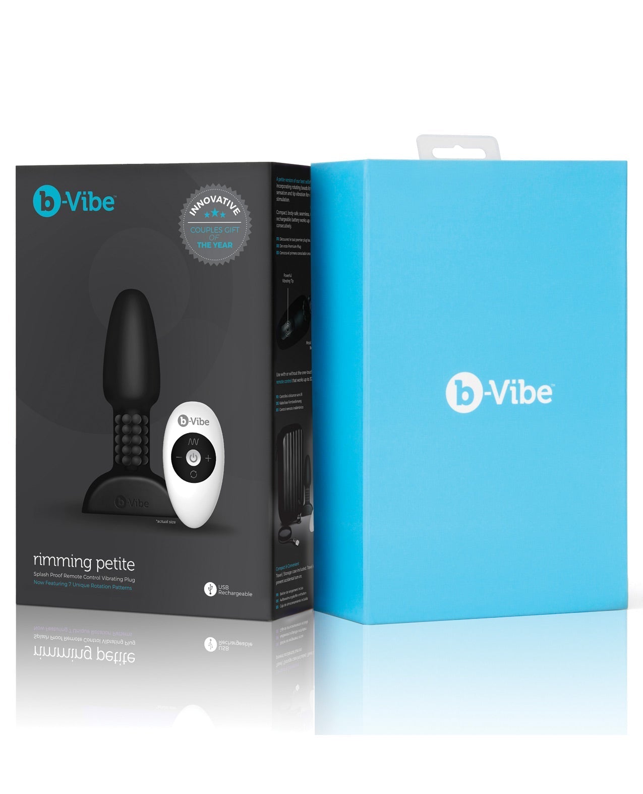 b-Vibe Petite Rimming Plug - Schwarz