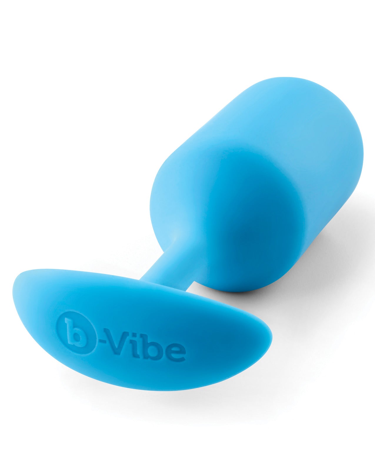 Plug anal lesté b-Vibe 3 - 180 g Bleu sarcelle