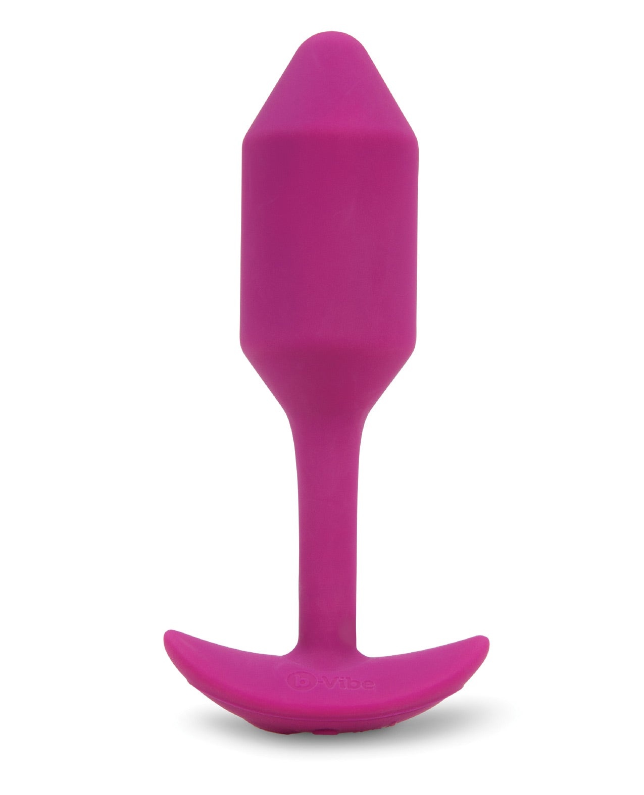 b-Vibe Vibrierender, gewichteter Snug Plug M - 112 g Rosa