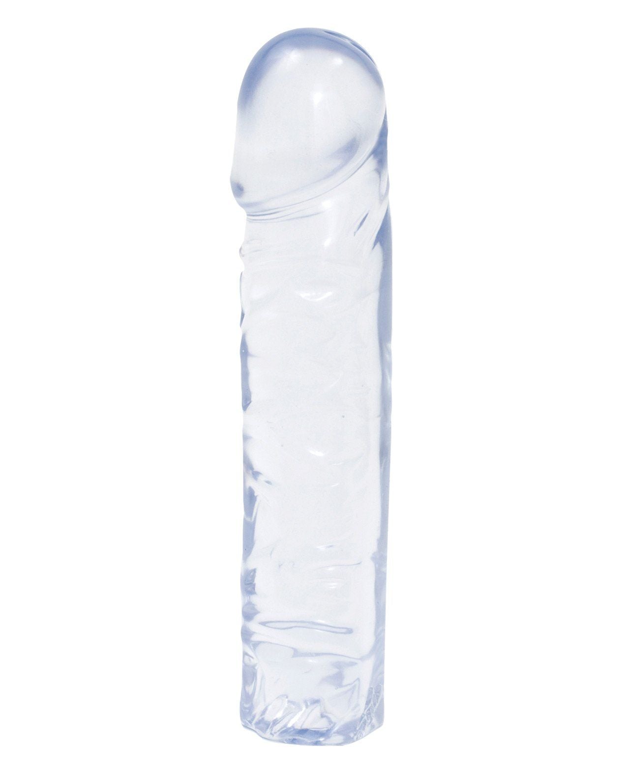 Crystal Jellies 8" Classic Dildo - Clear