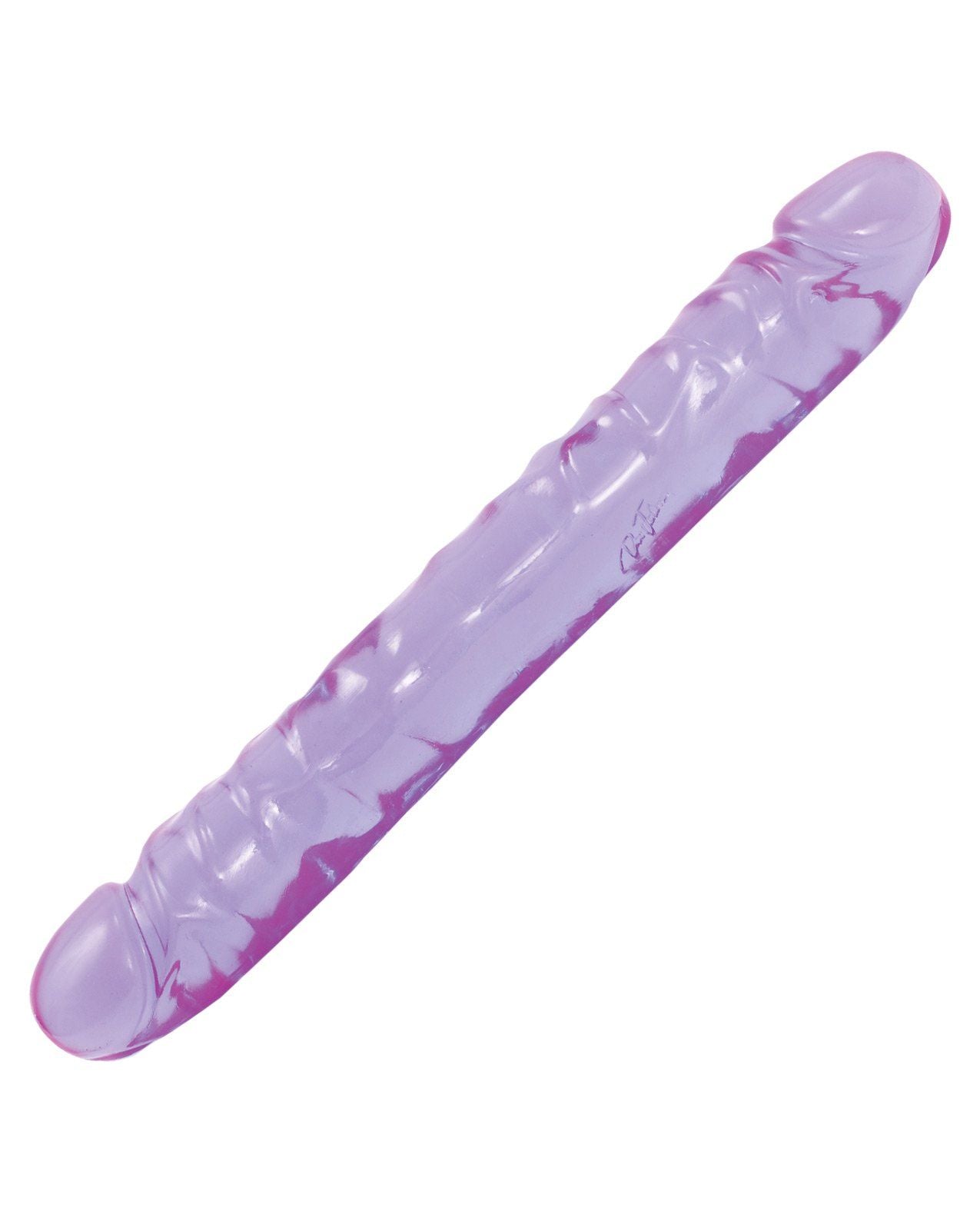 Crystal Jellies 12" Jr. Double Dong - Purple