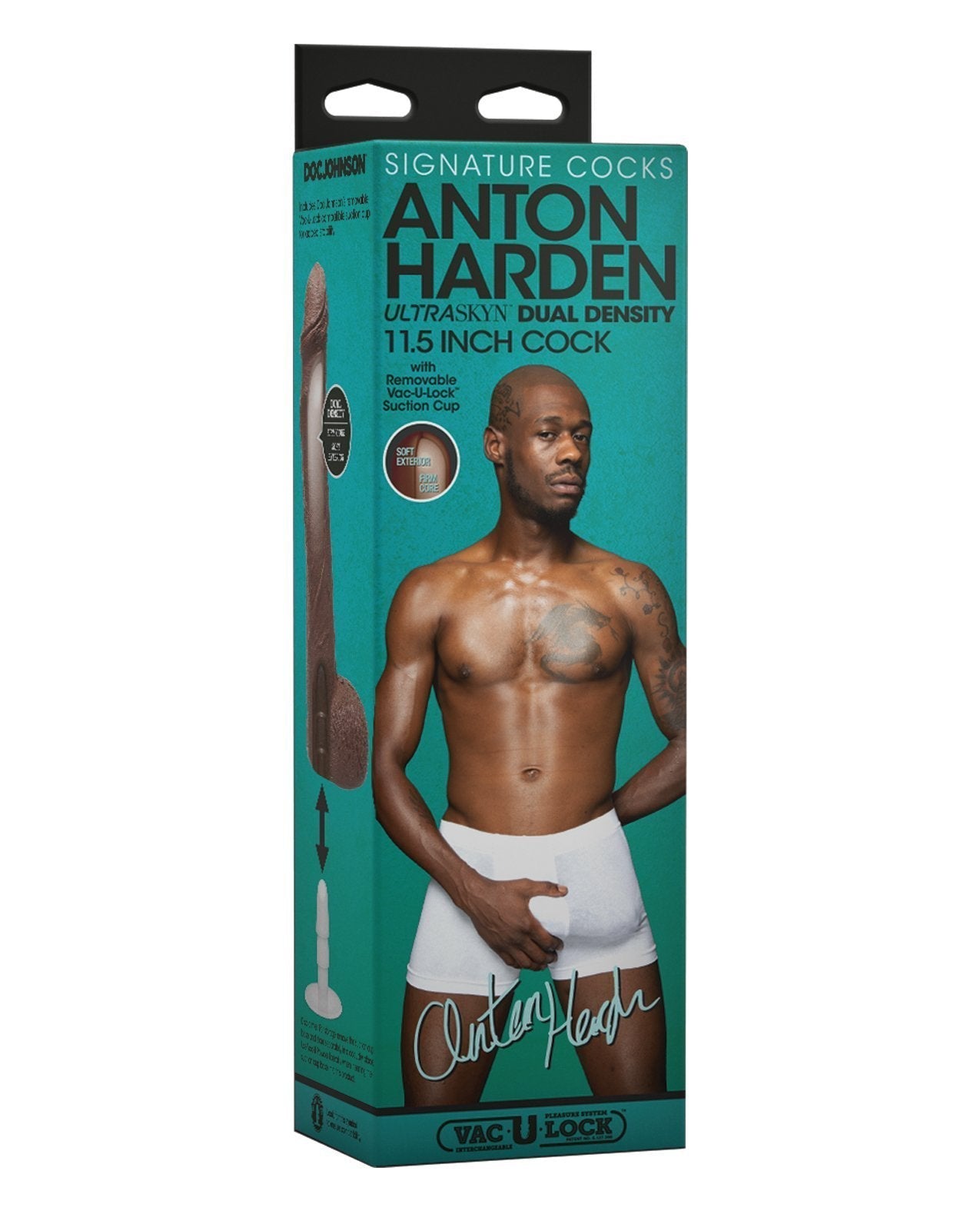 Signature Cocks ULTRASKYN 11" Penis mit abnehmbarem Vac-U-Lock Saugnapf - Anton Harden