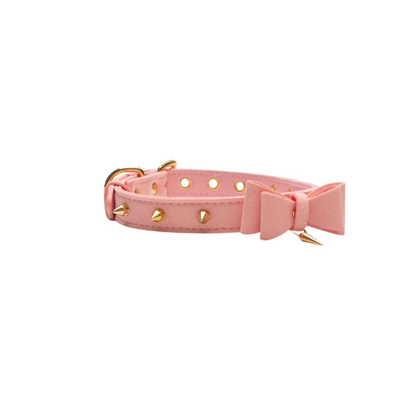 Collar - Pink And Gold Spikes - DDLG Choker